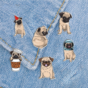 Broches Little Pug | Produção Artesanal