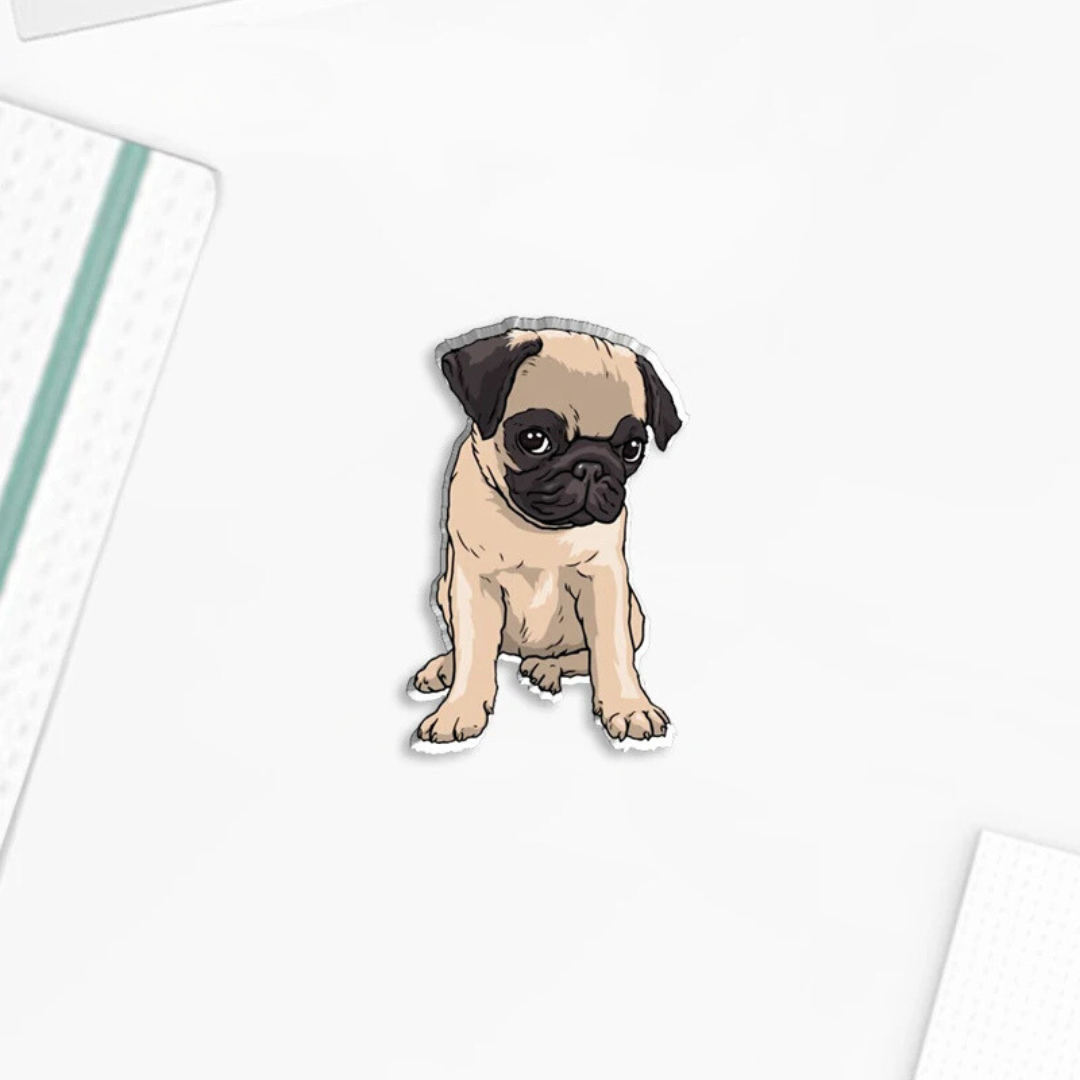 Broches Little Pug | Produção Artesanal