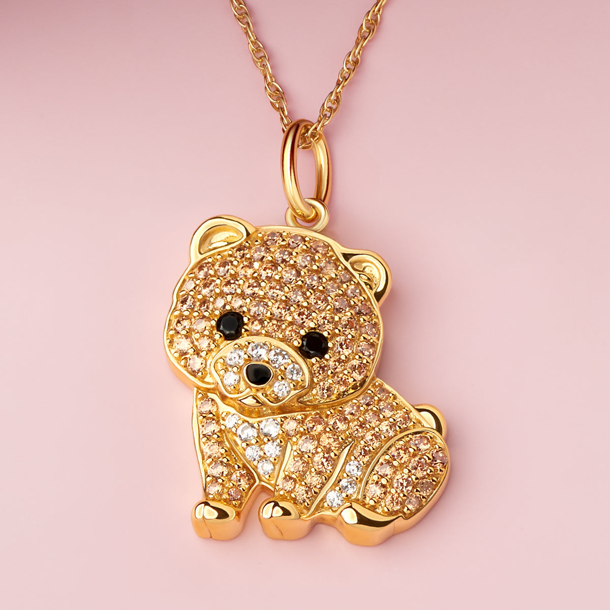 Colar + Pingente Lulu da Pomerânia | Banhado em Ouro 18K