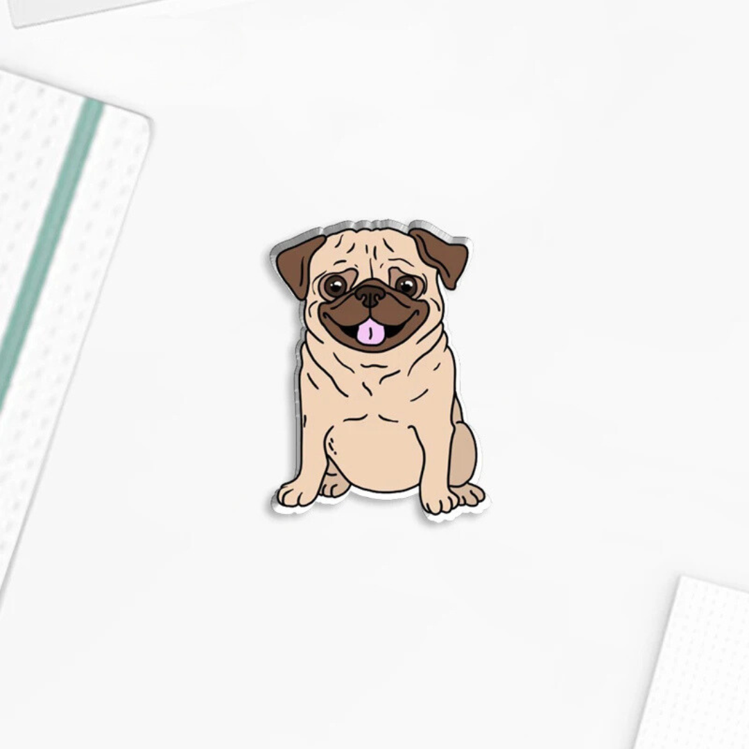 Broches Little Pug | Produção Artesanal