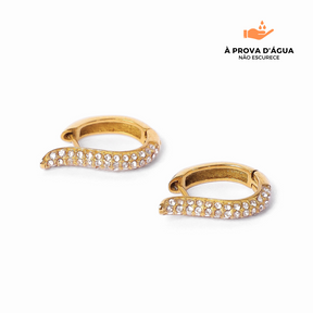 Brincos Veneza Banhado em Ouro 18k - Luminoz