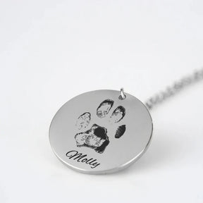 Colar Pegada do Amor | Personalizado Banhado em Ouro 18K