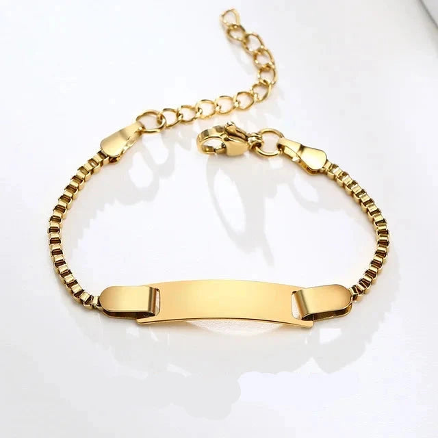 Pulseira Luminoz Baby | Personalizada para Bebês | Banho 14K