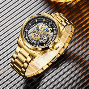 Relógio Skeleton | Automático de Quartzo Masculino
