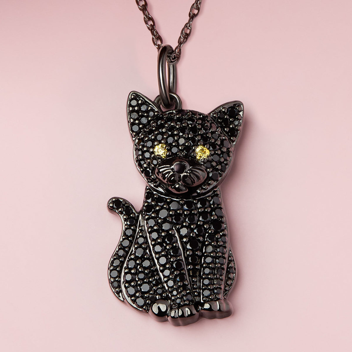 Colar + Pingente de Gato | Banhado em Ouro 18K